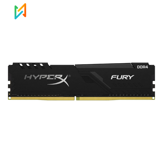 Ram PC Kingston HyperX Fury Black 8GB 3200MHz DDR4 - NOBOX